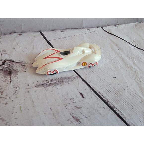 WEBI Speed Racer Mach 5 Pull Back Plastic Toy Cars McDonalds Toy - Picture 2 of 5